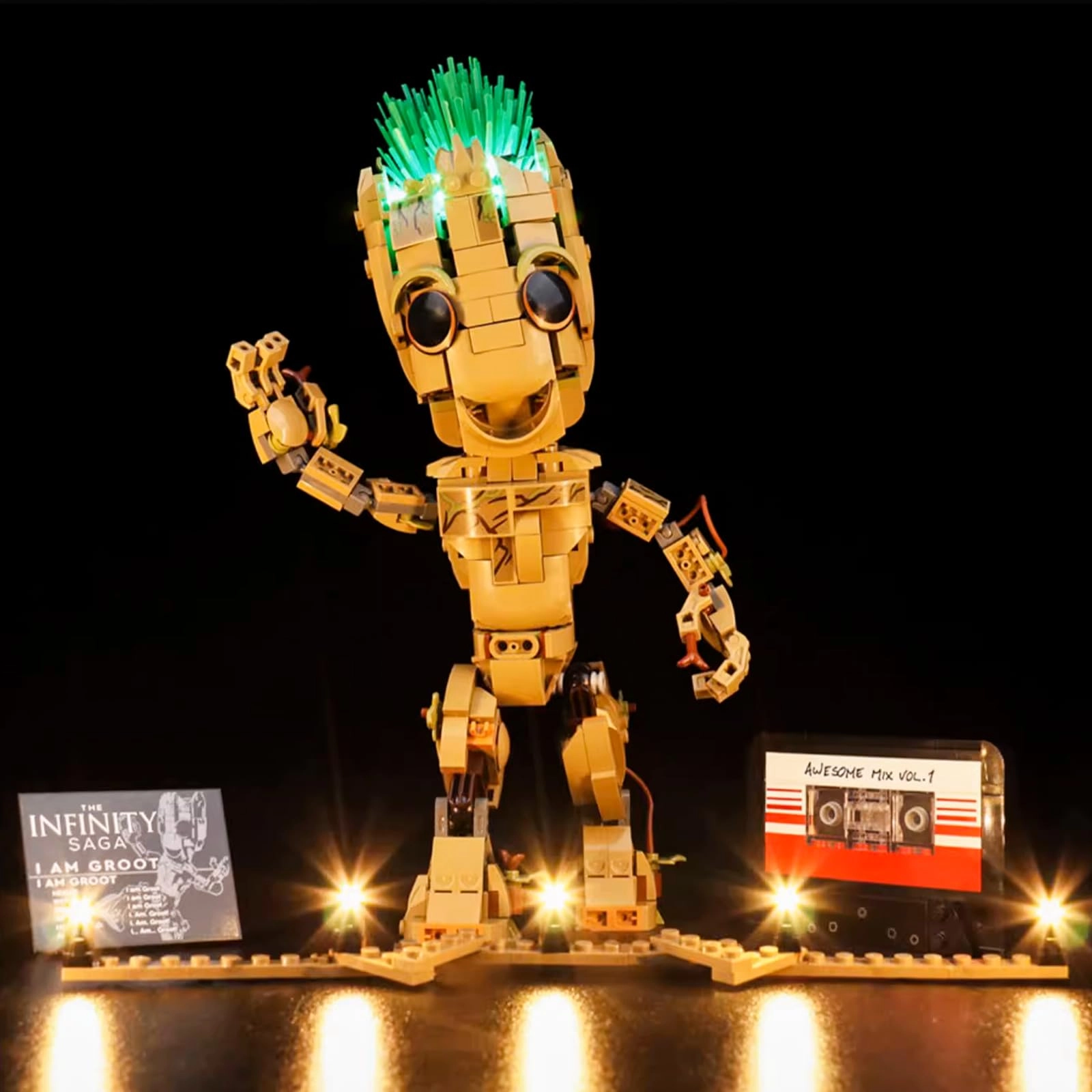 TRUSTFAR LED Lighting kit - I am Groot 76217 Multicolor