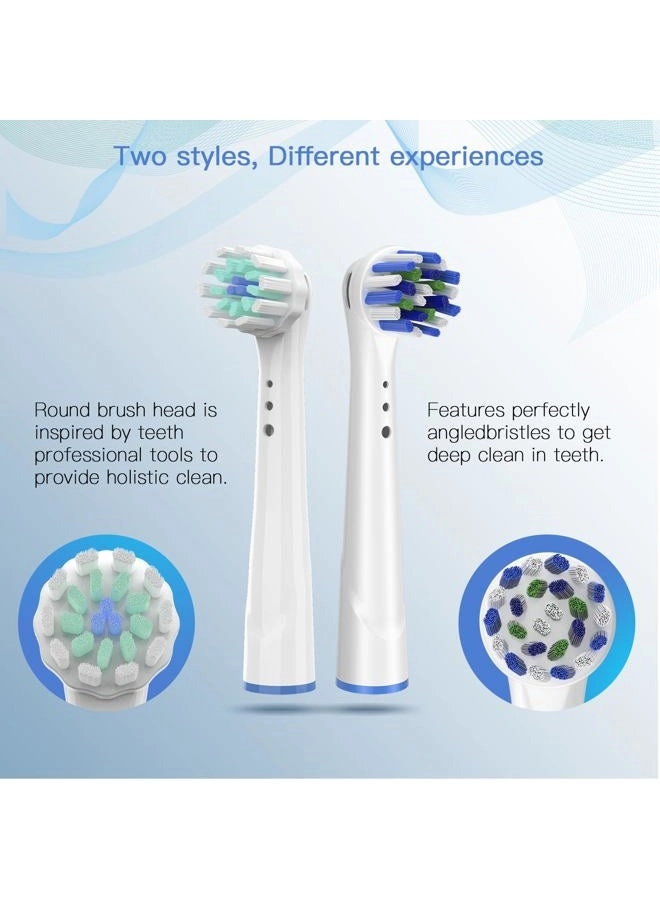 Precision Clean Brush Heads - 8 Pack Compatible with 7000Pro 10009600 500030008000