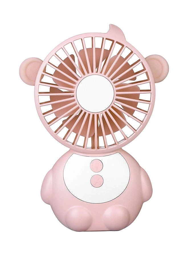 NIBEMINENT Mokey Emergency Supply Desk Lamp - Hand-Held Portable Pink