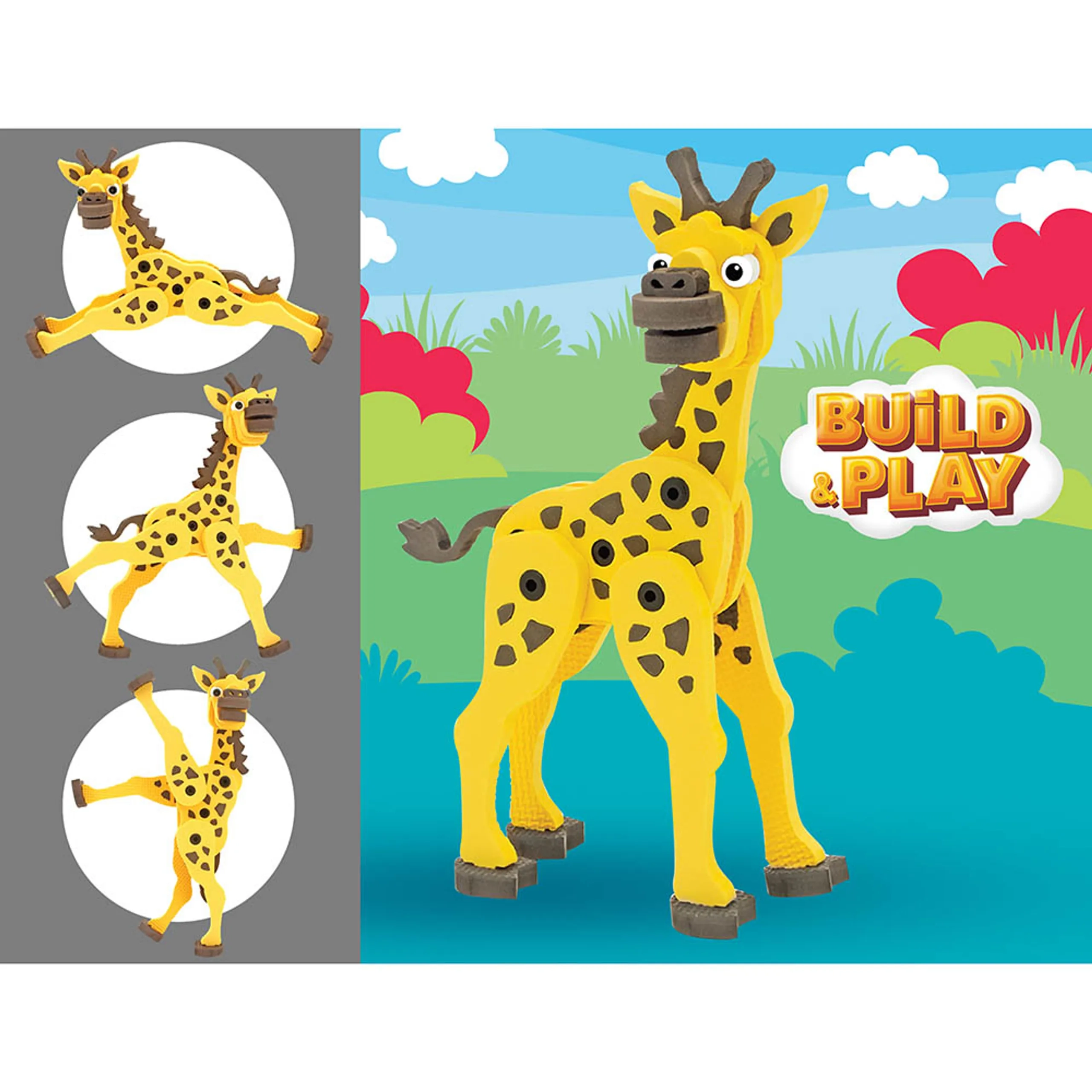 DIY Play Foam Building Toy - 3Y+