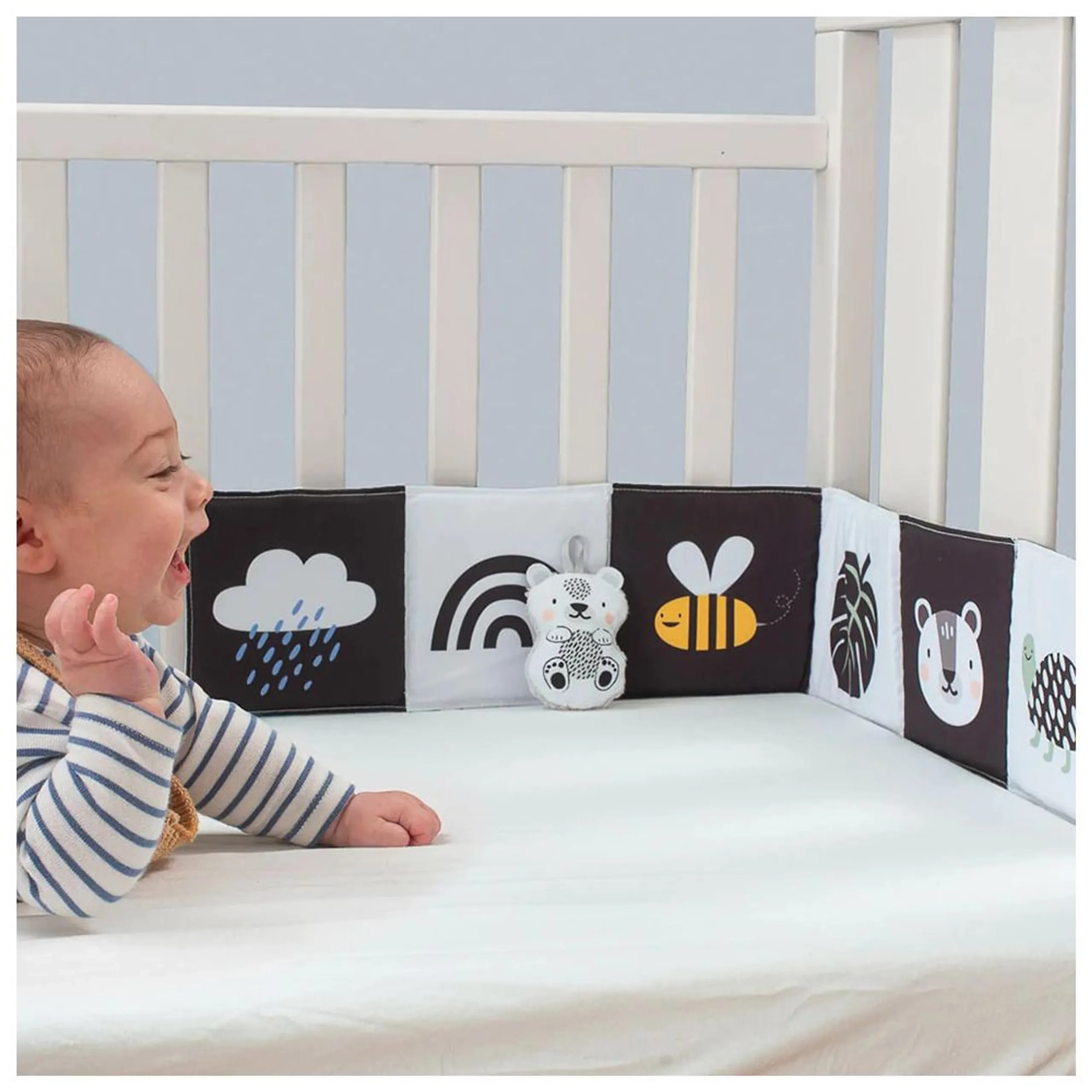 Tummy-time Mirror Polyester Book - 0-36 months