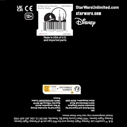 Star Wars Unlimited: Twilight of The Republic Booster Display - 24 Booster Packs