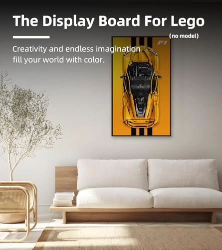 Display Wall Plate for LEGO Technic McLaren P1 1:8 42172 - Aluminum