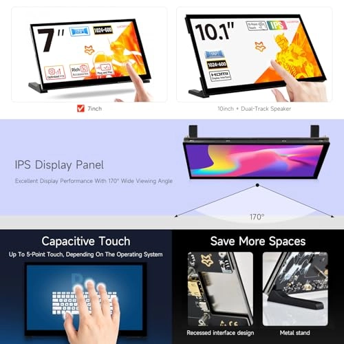 DHX-7inch HDMI Touchscreen - 7 Inches 1024x600