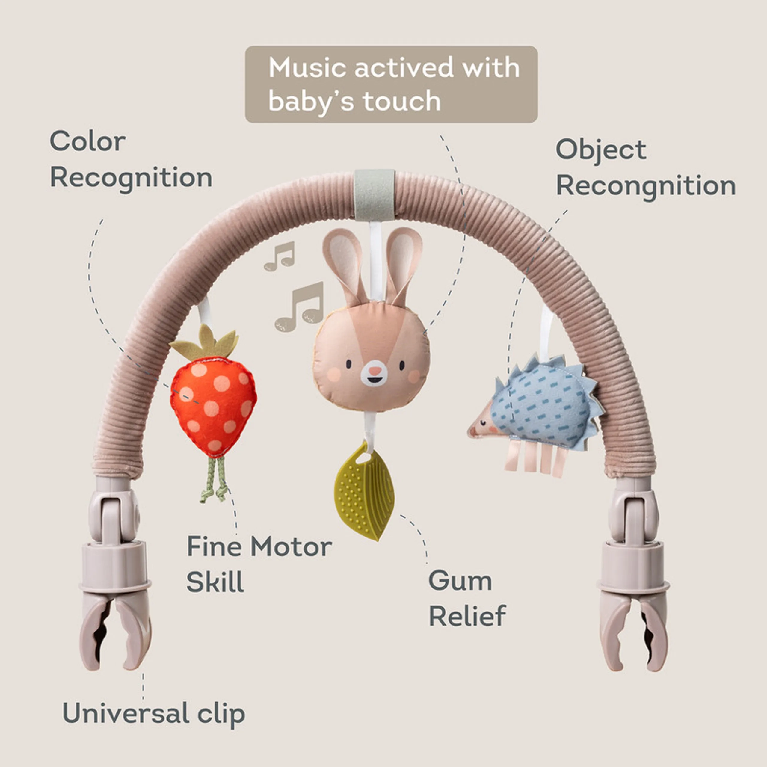 Musical Bunny Arch - Suitable for 0 month & above