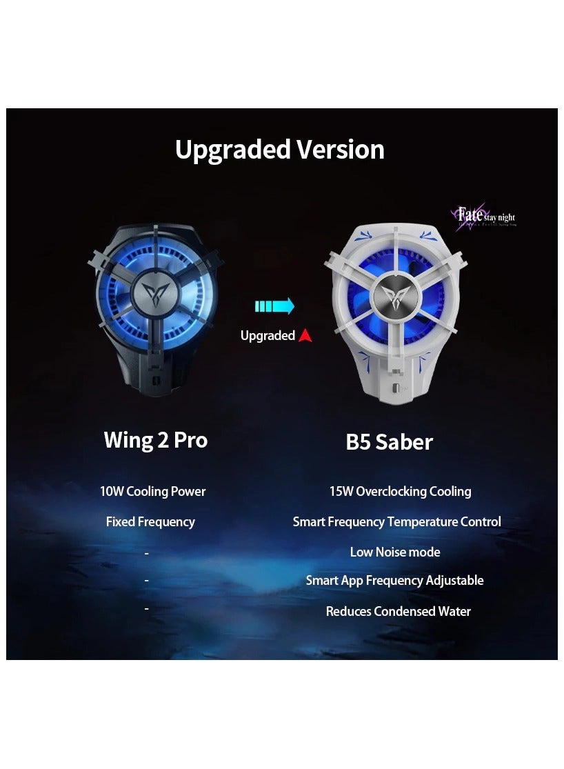 B5 Phone Cooler - 15W Type-C Back Clip