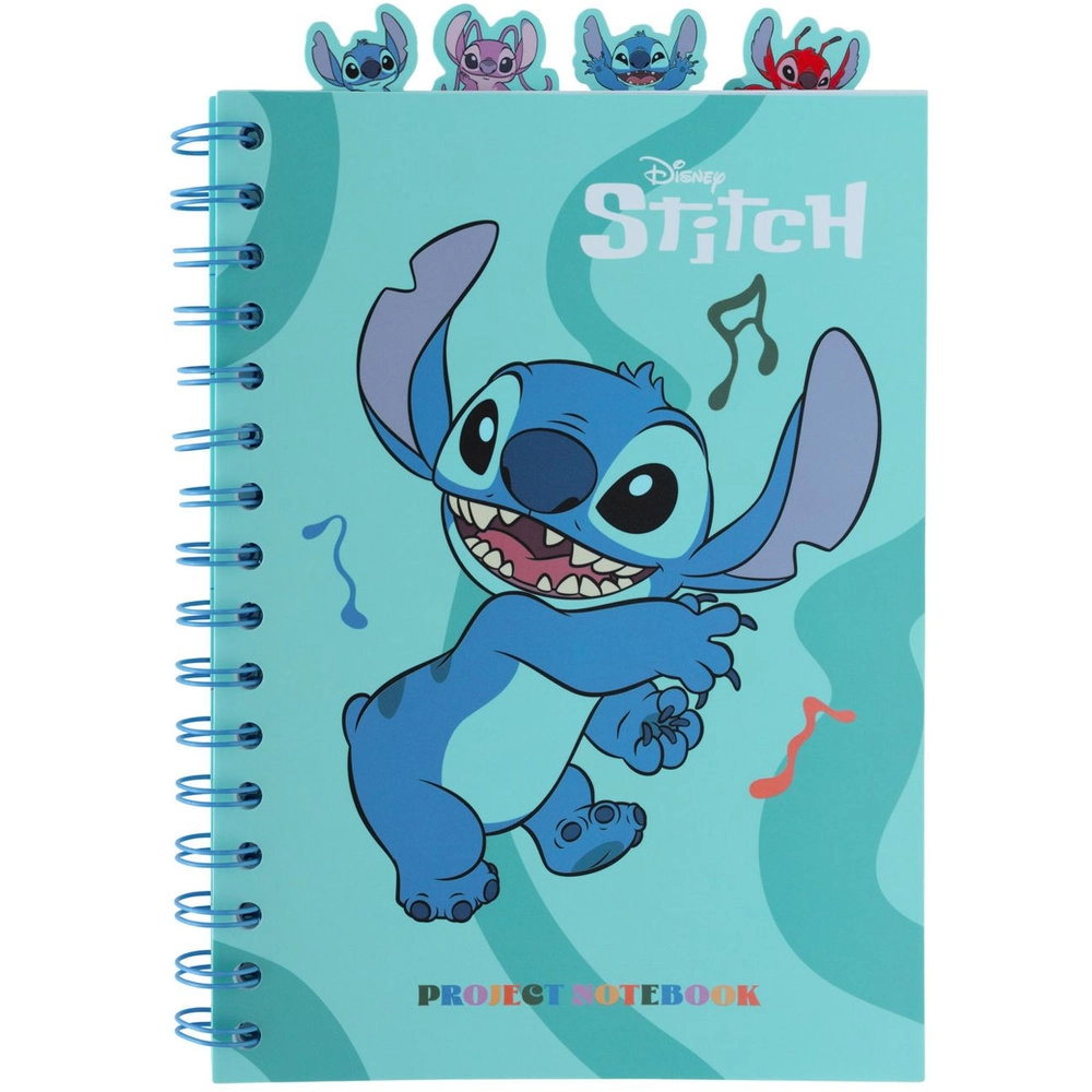 FUNKO TOYS Erik Disney Stitch Waves Project Notebook A5 Spiral - 80 Pages