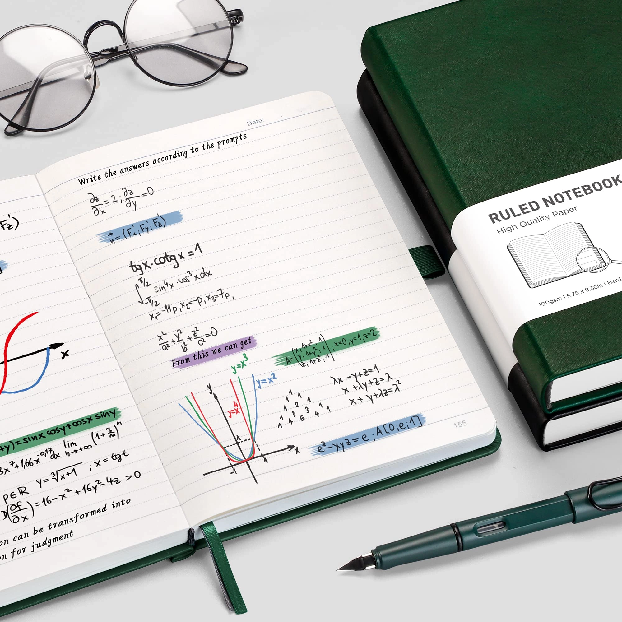 Lined Journal Notebook A5 Hardcover - Lined 320 Pages