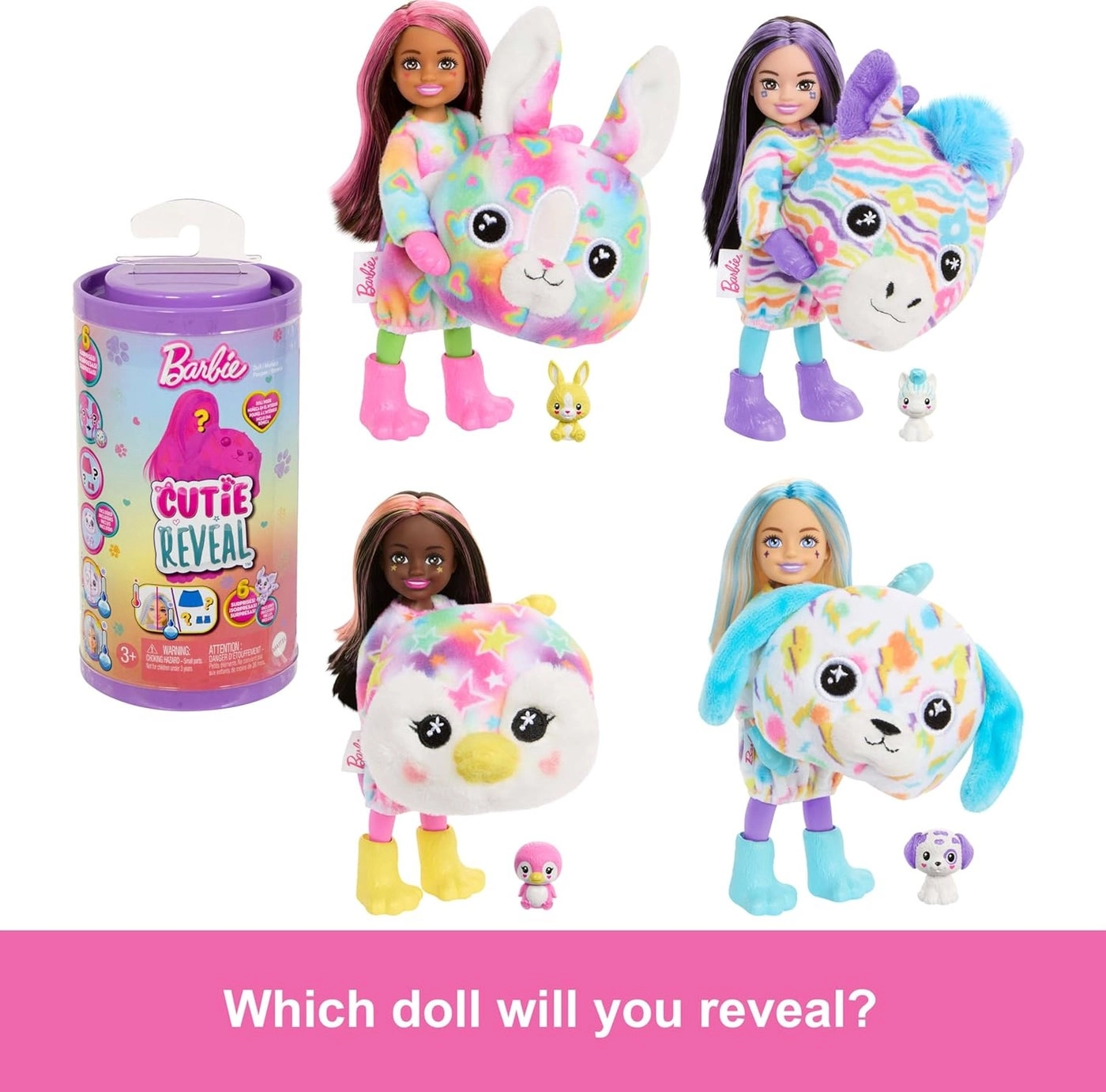 Chelsea Doll - Color Change Animal Plush Costume Ages 3+