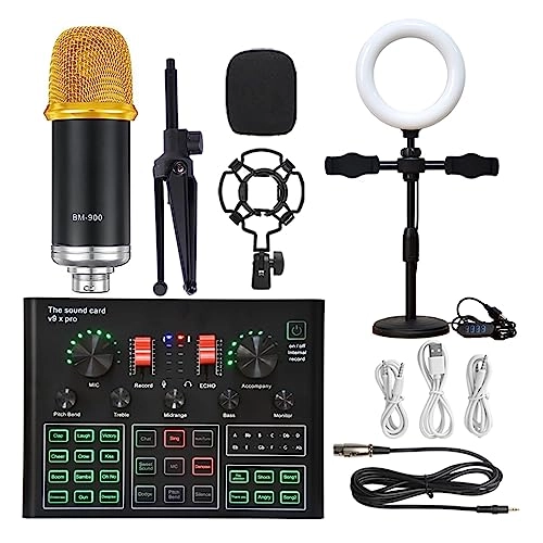 WXH1000 + BM900 + V8XPRO Wireless+USB Microphone Kit