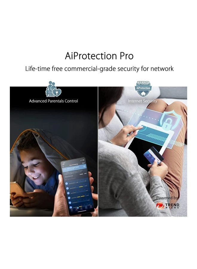 ZenWiFi Pro ET12 - Wi-Fi 6E (802.11ax) 2 piece(s)