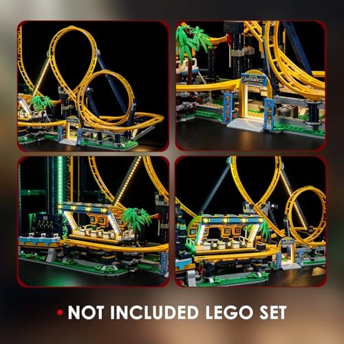 Led Lighting Kit for LEGO-10303 Loop Coaster - Compatible with Lego Creator Icons