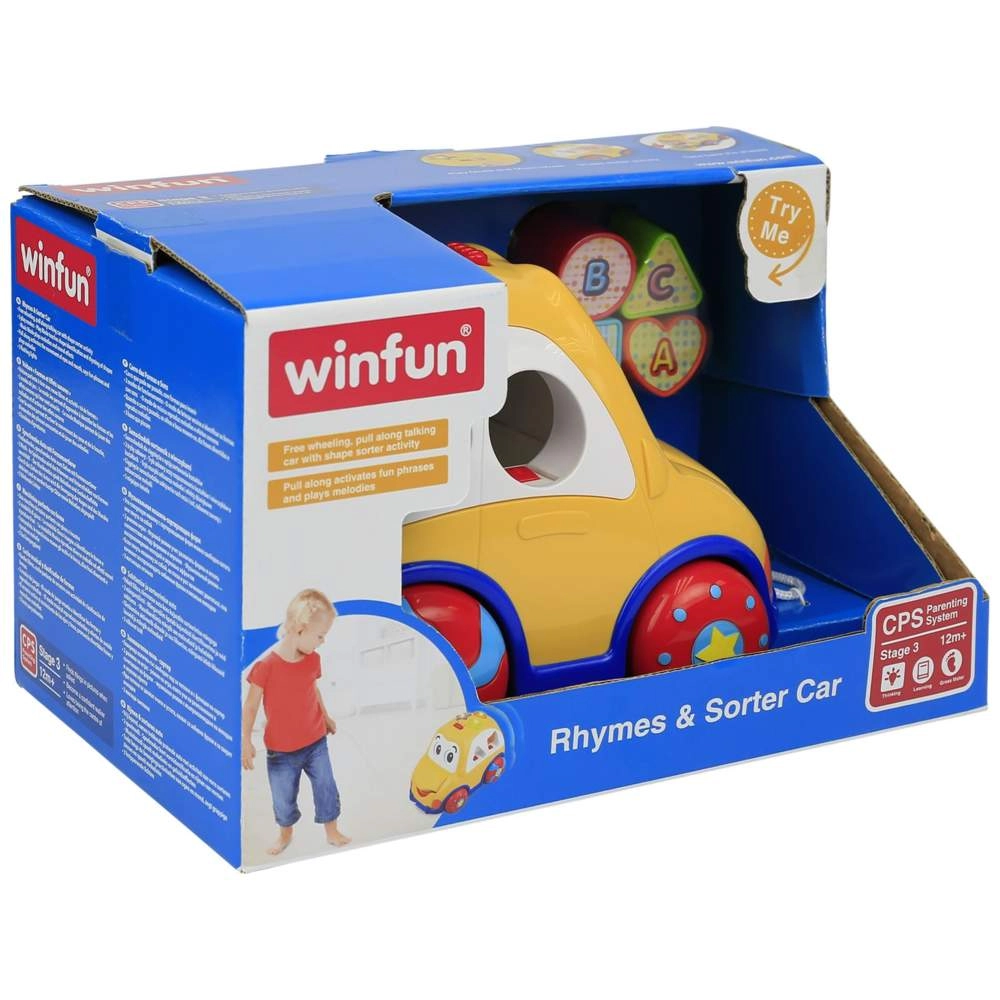 Rhymes Sorter Car - Suitable for 12 months & above