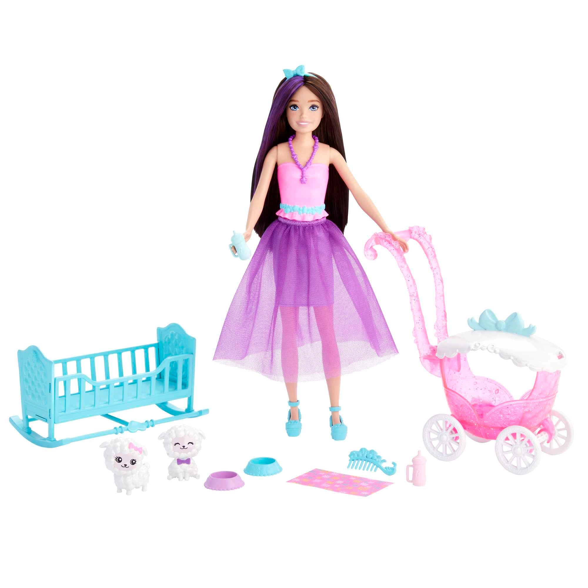 Barbie Skipper Doll and Nurturing Playset - Brunette Fantasy Look Ages 3+