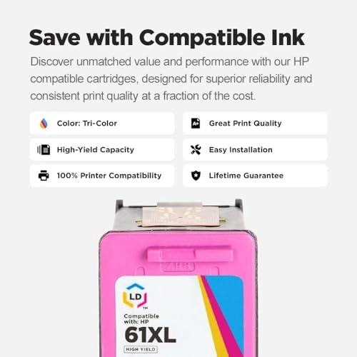 Hp 61Xl CH564Wn High Yield Multicolor Compatible