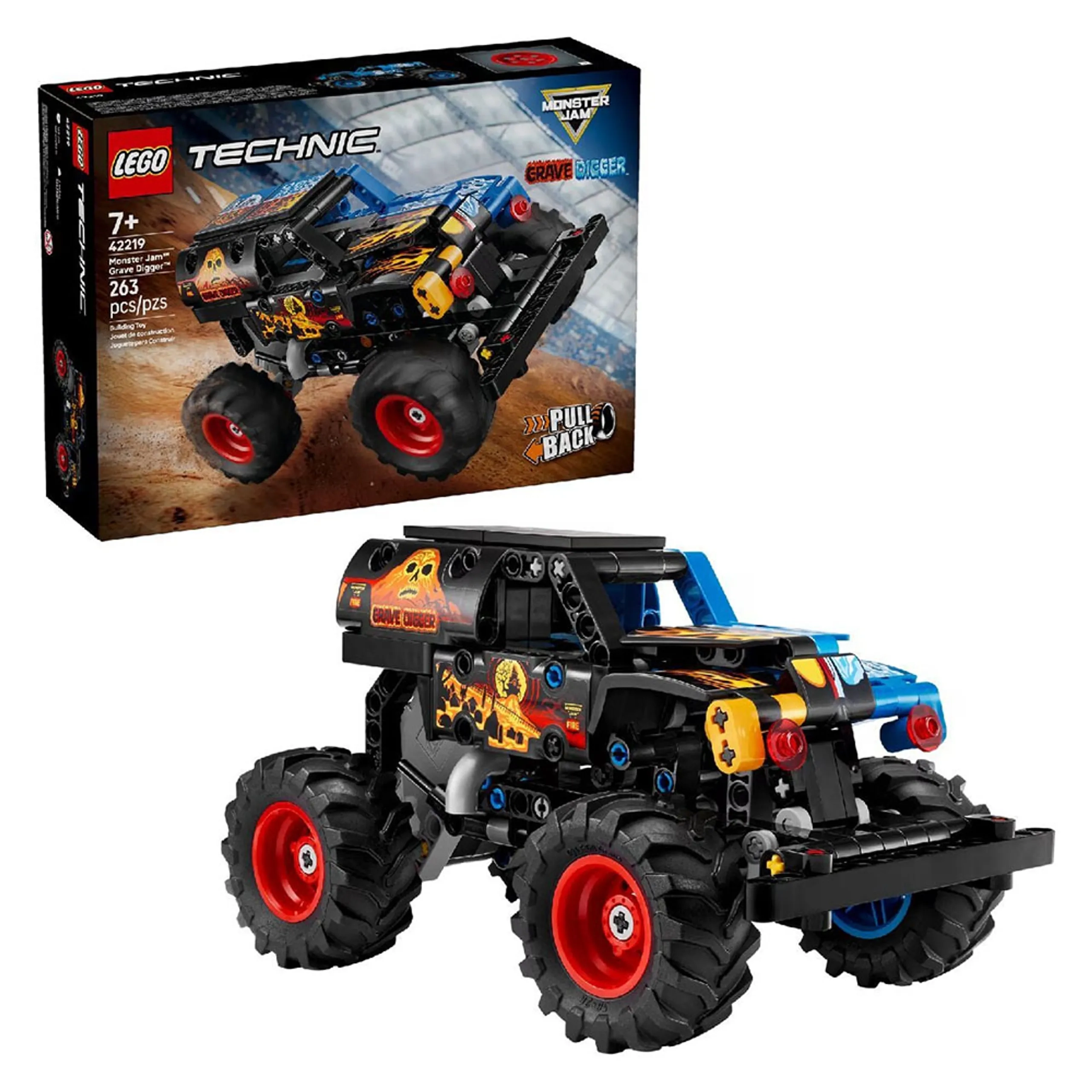 Technic Monster Jam Grave Digger Fire and Ice (42219)