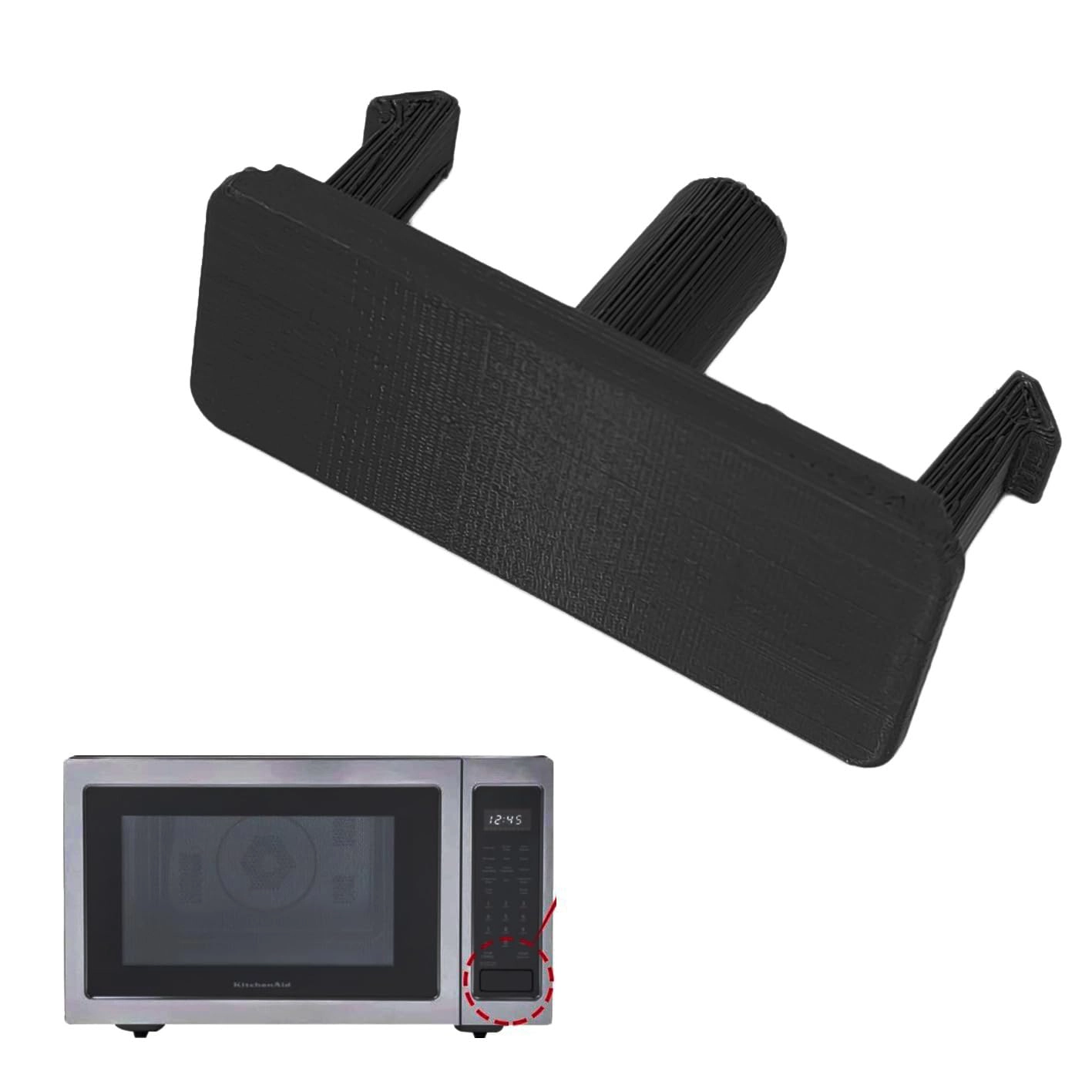 XINGBIRDS Door Eject Button - Black ABS