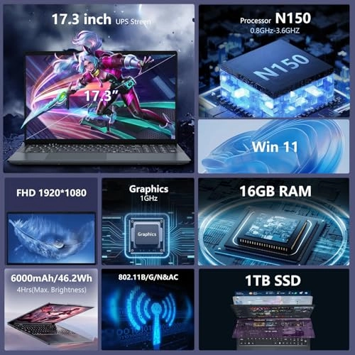 YEPBOOK-4 - 17.3'' Celeron 16GB DDR4 1TB SSD