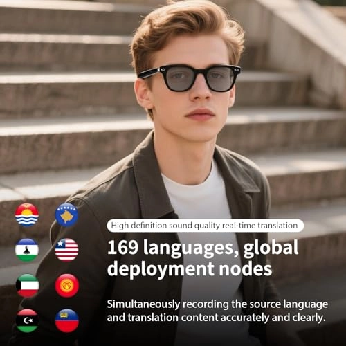 Smart Glasses - Auto-On/Off Bluetooth 5.3 UV400 Protection