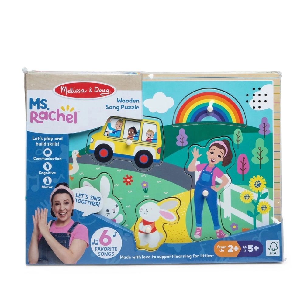 Melissa & Doug Ms. Rachel Wooden Song Musical Toy - 2 years+