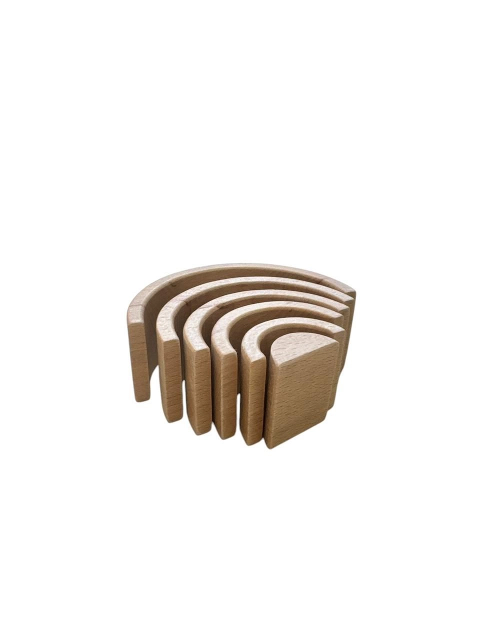 Stacking Rainbow - Suitable for 2 years and above 6 pieces