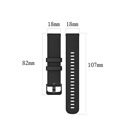 Watch Band for Xiaomi GTS/2e/GTS2 Mini/GTR 42mm - Silicone Army Green