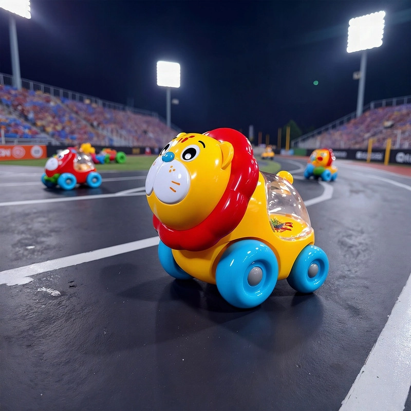 Rattle Racer Roary Lion - Suitable for 9 months & above ABS, PE, Iron 1