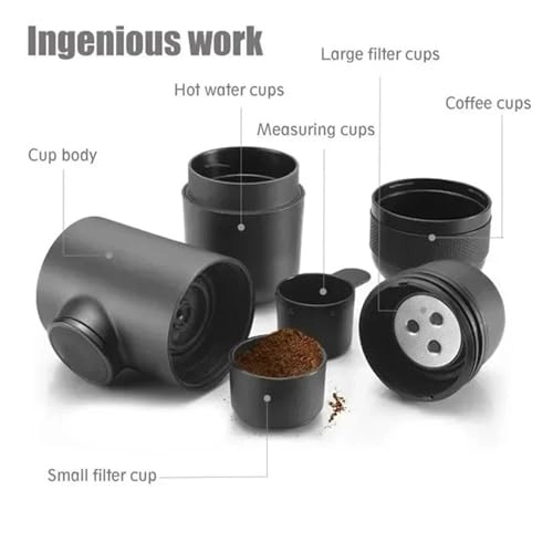 Portable Coffee Maker - 100 Milliliters القهوة المطحونة