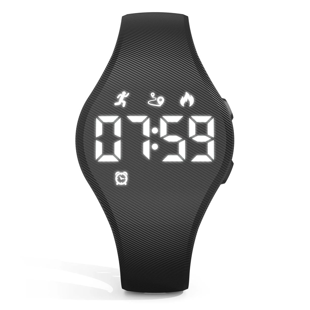 Focwony Kids Digital Fitness Tracker Watch - LED Display IP67 Waterproof