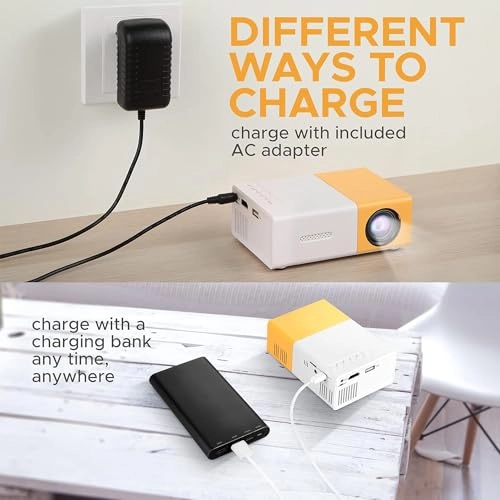 Portable Movie Projector - 60 ANSI lumens 1080P