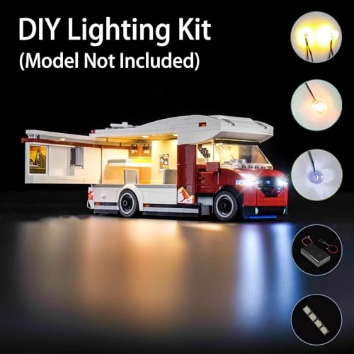LED Lighting Kit for LEGO 60454 Holiday Adventure Camper Van
