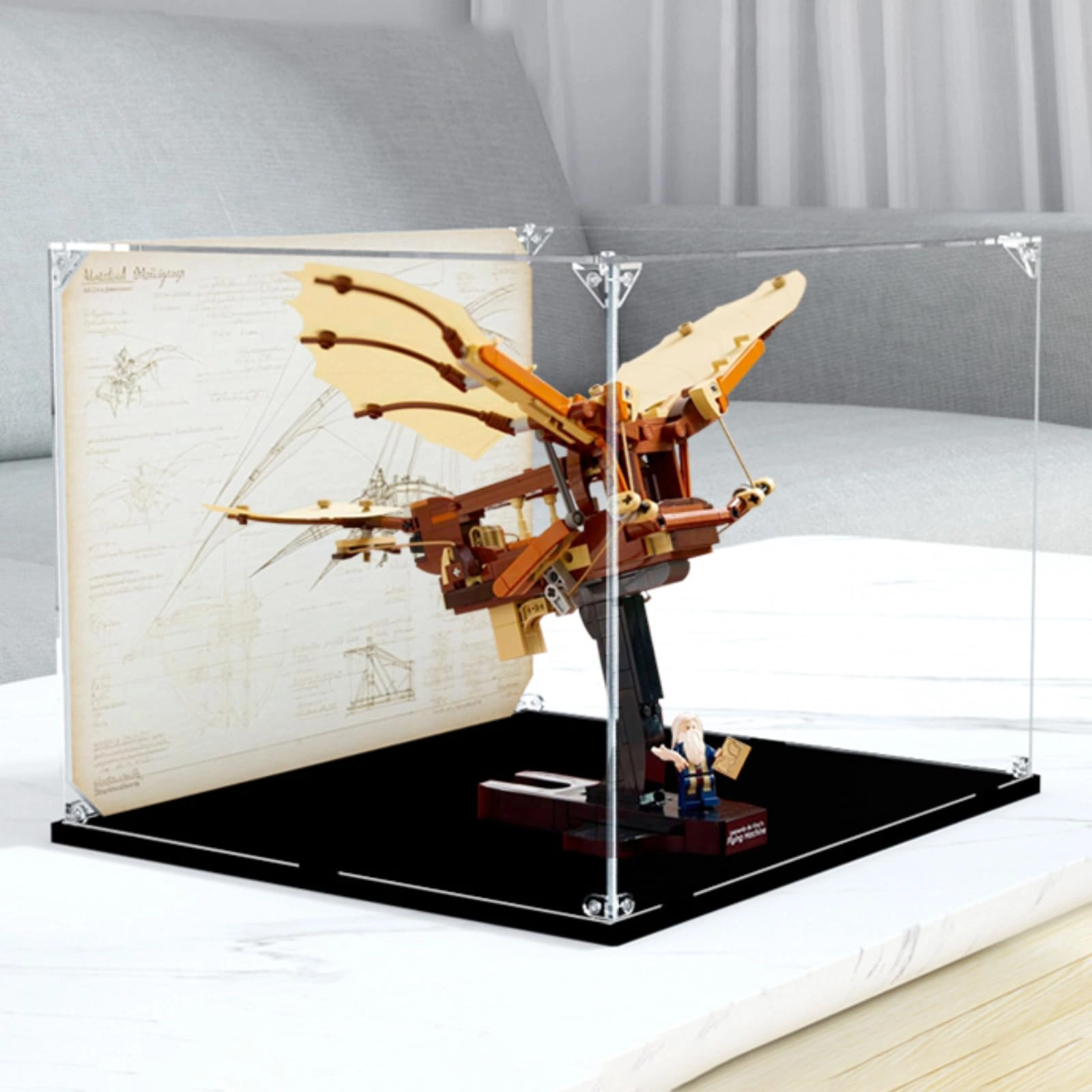SUNHON Figures Display Box - 1 piece(s) 10363 Leonaardo da Vin-cis Flying Mach-ine for LE-GO model
