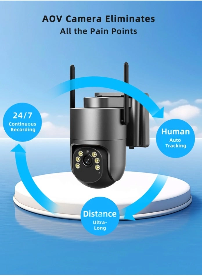 Solar 4G Dual-Lens Security Camera