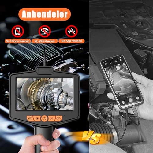 Dual Lens Borescope Inspection Camera