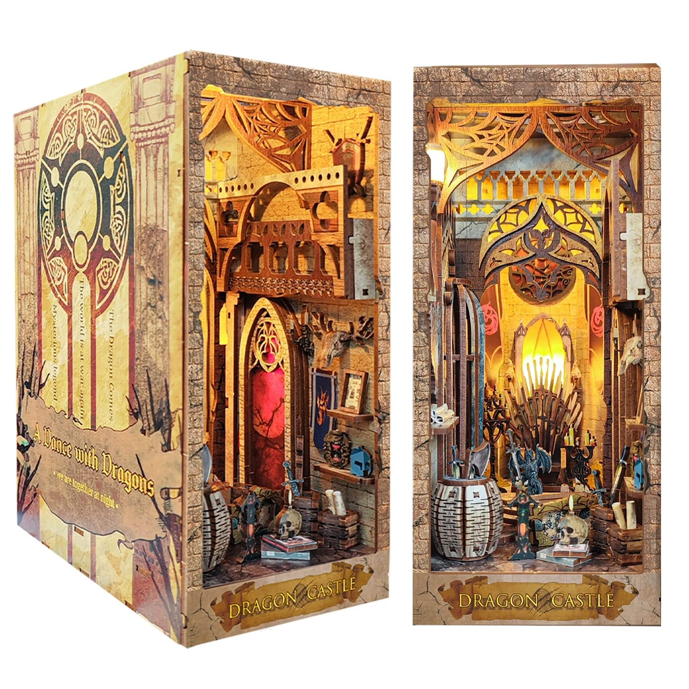 DIY Dollhouse Miniature Book Nook