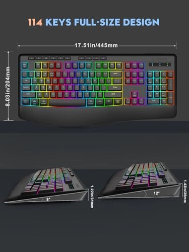 RGB Wireless Keyboard - Wired/Wireless