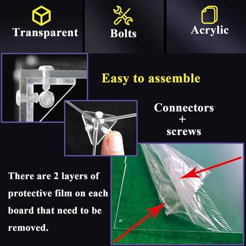 Display box - acrylic dustproof transparent