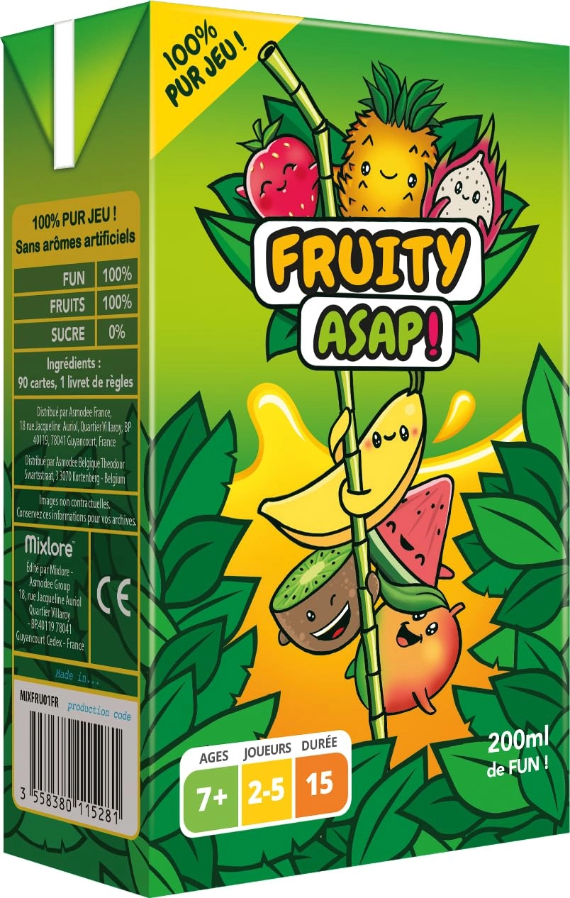 Asmodee Fruity ASAP - Card Game (French)