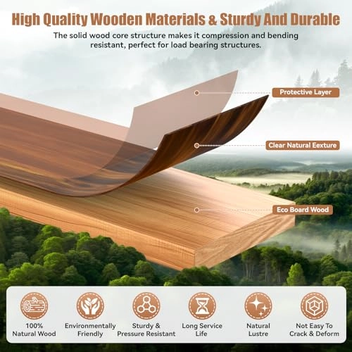 Washer Dryer Countertop - 27.5" D x 54" W Brown