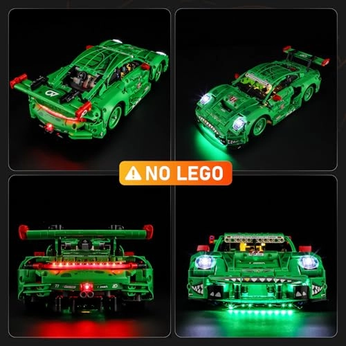 Light Set for Lego 42224 Porsche 911 GT3 R - LED Lighting Set Compatible