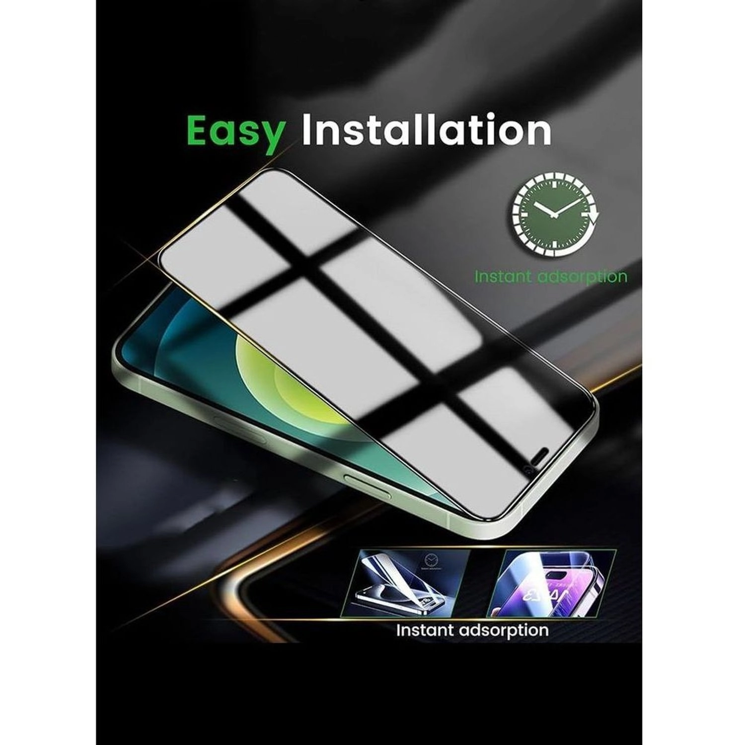 Privacy Screen Protector Samsung Galaxy A16 - Anti-Fingerprint Scratch Protection