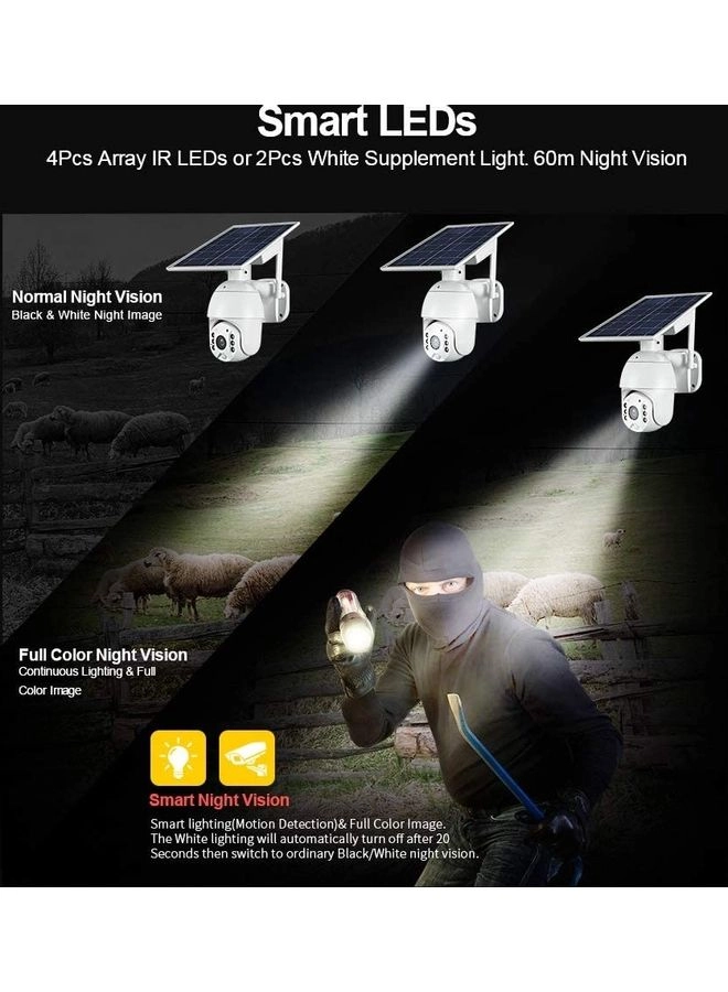 Wireless Solar Security Camera 1080p