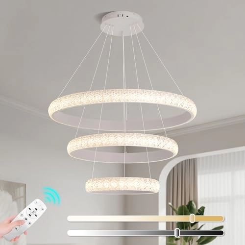Modern LED Chandelier - 3000K-6000K Dimmable