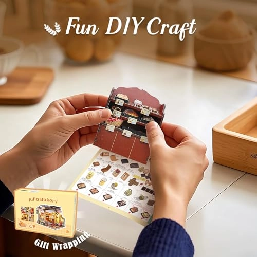 Dollhouse Miniature Kit - Wood LED lights