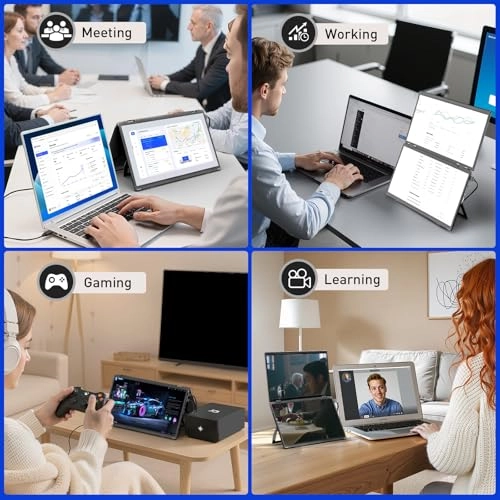 Laptop Screen Extender - 15.6'' 1080P USB C