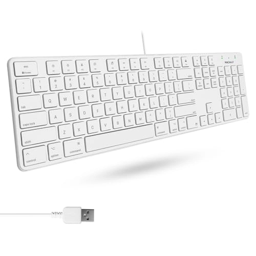SLIMKEYPRO - Full Size 104 Key Layout USB