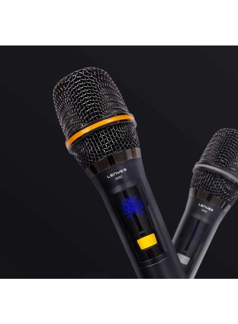 S892 - dual wireless UHF microphones