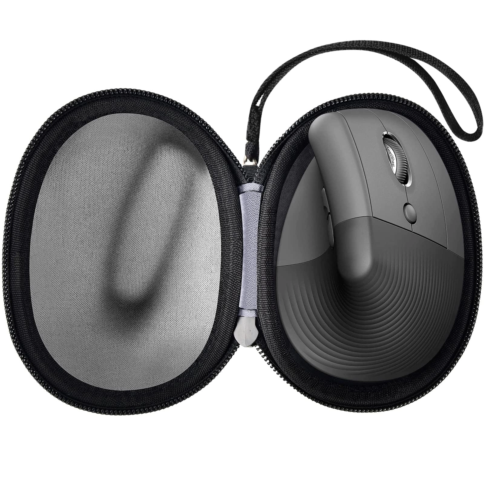 ANKHOH Case for Logitech Lift Vertical Ergonomic Mouse - Hard Shell Black