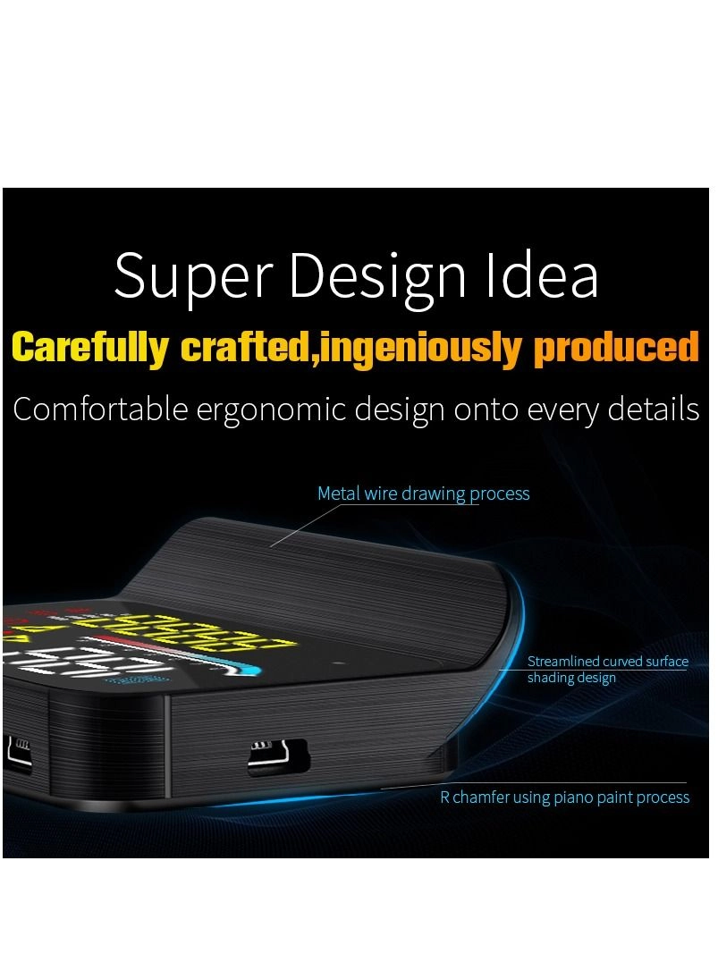 Head Up Display(HUD) - M15 5.5" LCD Black