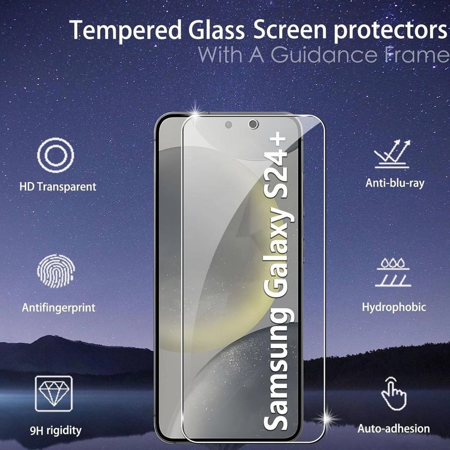 Clear Screen Protector for Samsung Galaxy S24 Plus